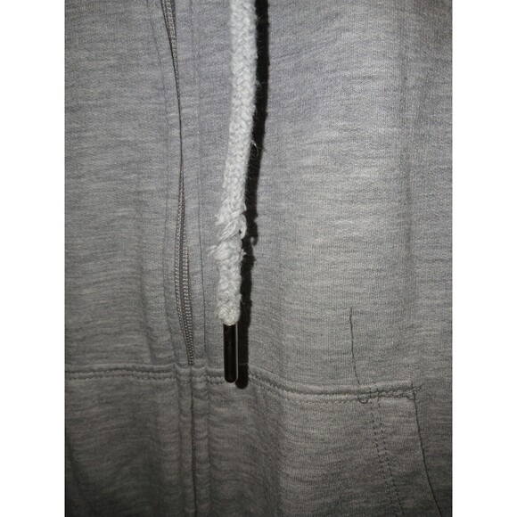 Juicy Couture Sport Hooded Jacket Womens Large Gray Full Zip Drawstrings 38×24 - Picture 10 of 16